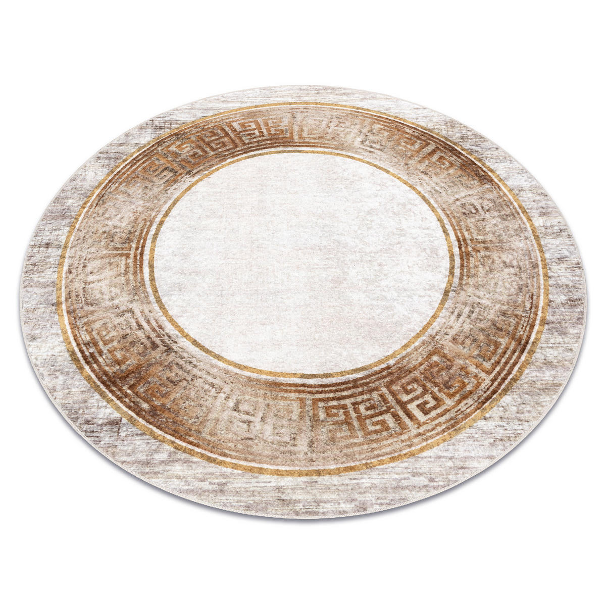 TEPPICH Miro 200 cm - Beige, Textil (200/200cm) - rugsX