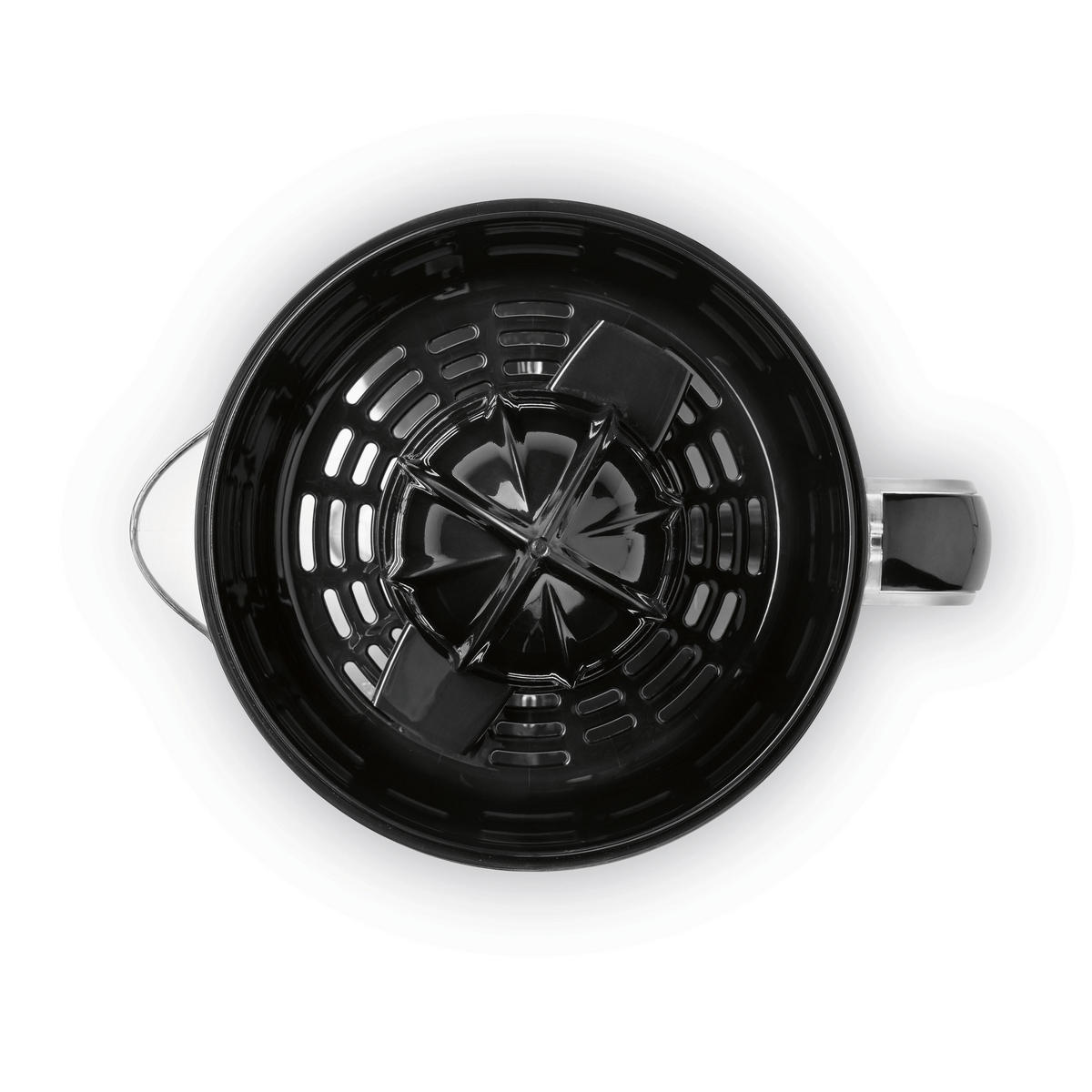 ZITRONENPRESSE Gourmetmaxx Schwarz ca. 40 Watt - Transparent, Metall (14/21/19cm) - Sonstige