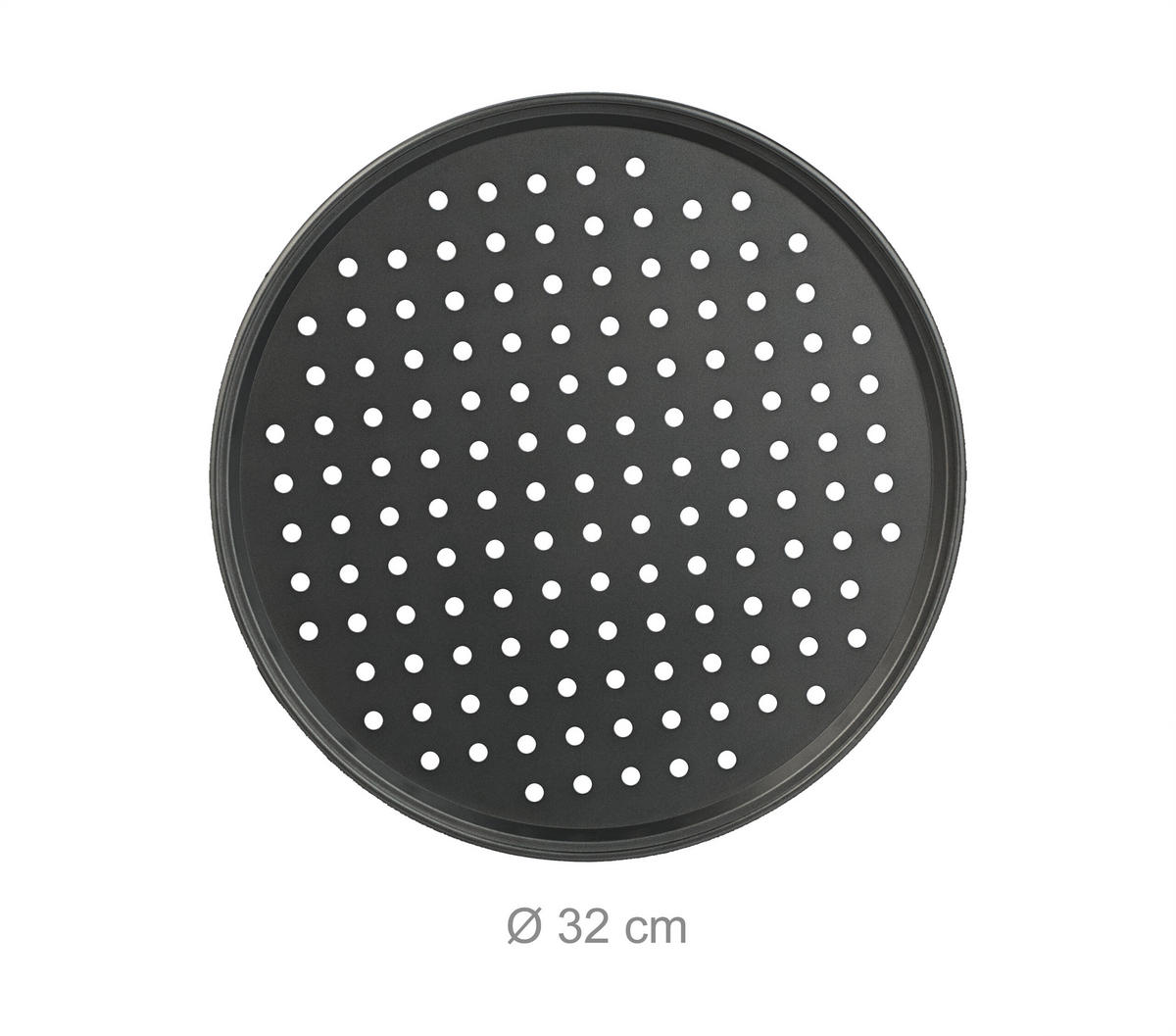 4XPIZZABLECH - Anthrazit, Metall (35/21/33cm) - Relaxdays