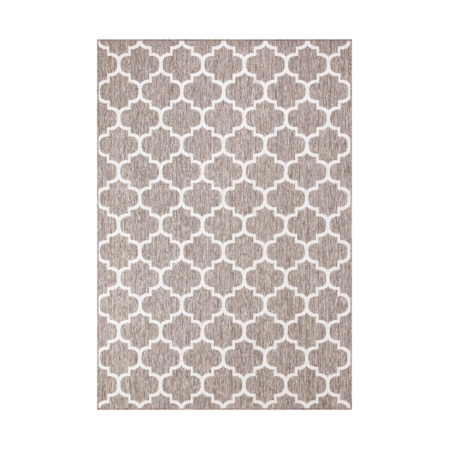 OUTDOOR-TEPPICH Sun 462 Beige 150x150 cm - Beige, Textil (150/150cm) - carpet city