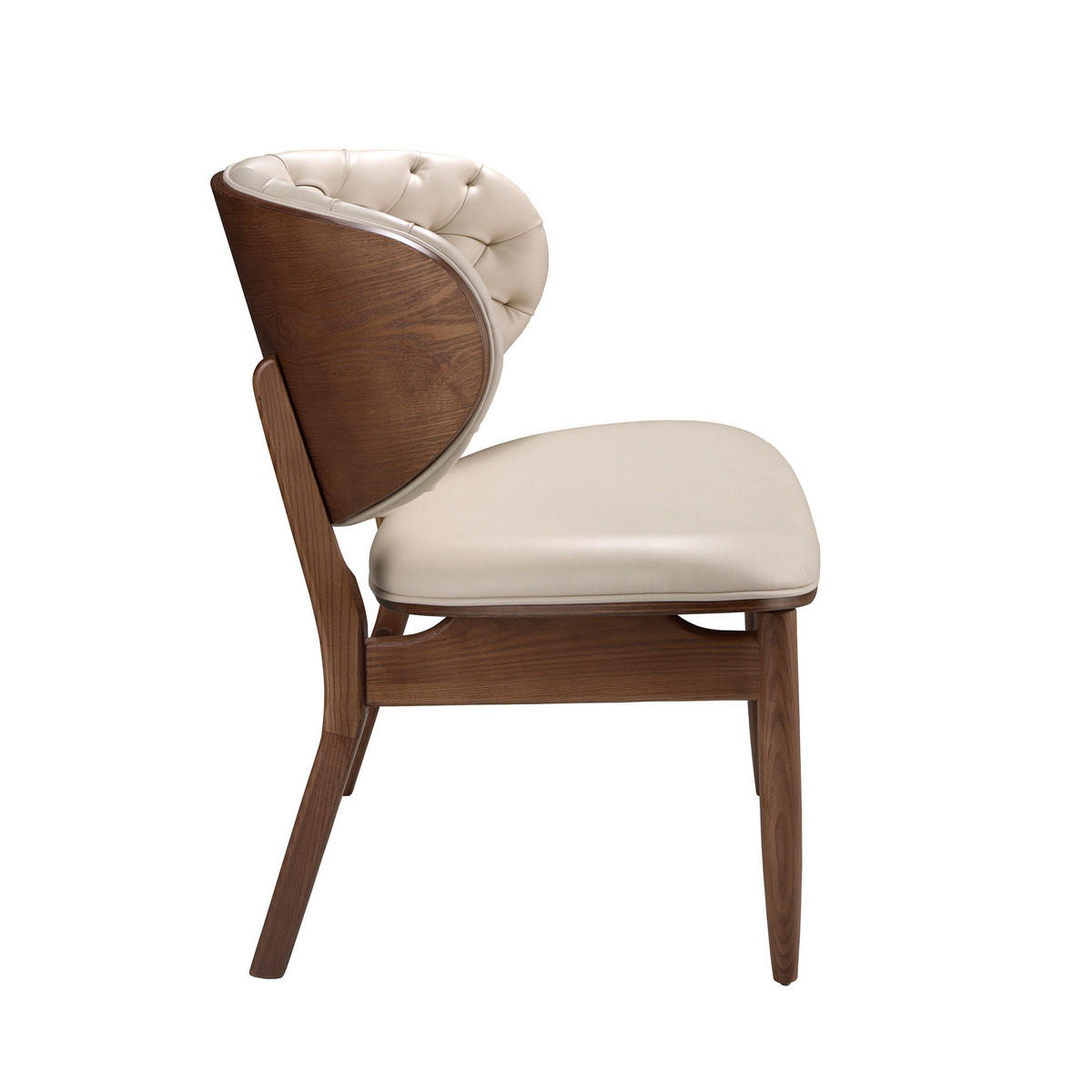 SESSEL Sand Walnuss 78/69/80 - Sandfarben, Textil (78/80/69cm) - ANGEL CERDA
