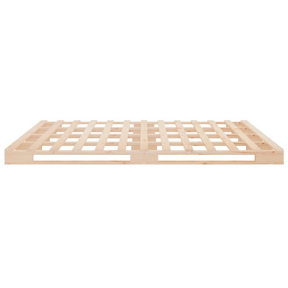 MASSIVHOLZBETT Ohne Matratze 160/200 Cm Kiefernholz - Braun, Holz (160/200cm) - vidaXL