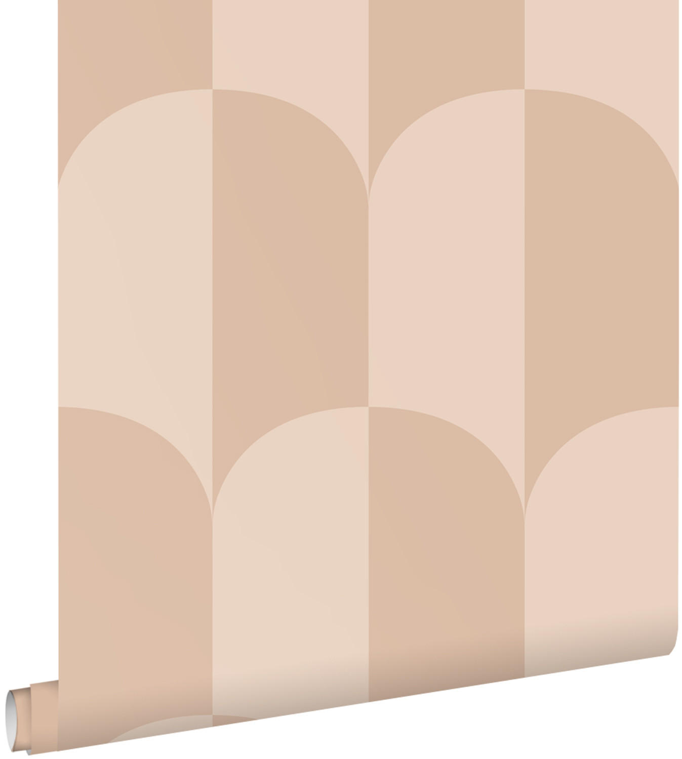 TAPETE Art Decó Muster 50 x 900 cm - Terracotta, Papier (50/900cm) - ESTAhome