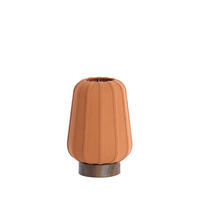 TISCHLAMPE Bibury Orange Ø20/29 cm - Orange, Textil (20/20/29cm) - Light & Living