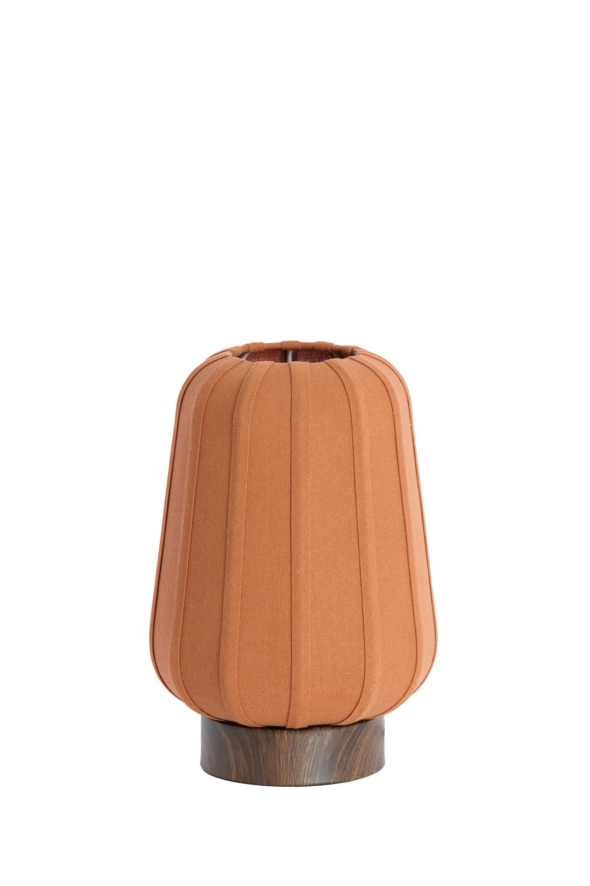 TISCHLAMPE Bibury Orange Ø20/29 cm - Orange, Textil (20/20/29cm) - Light & Living