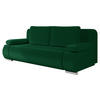 SCHLAFSOFA Emma - Dunkelgrün, Holz/Kunststoff (200/77/92cm) - MIRJAN24