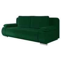 SCHLAFSOFA Emma - Dunkelgrün, Holz/Kunststoff (200/77/92cm) - MIRJAN24