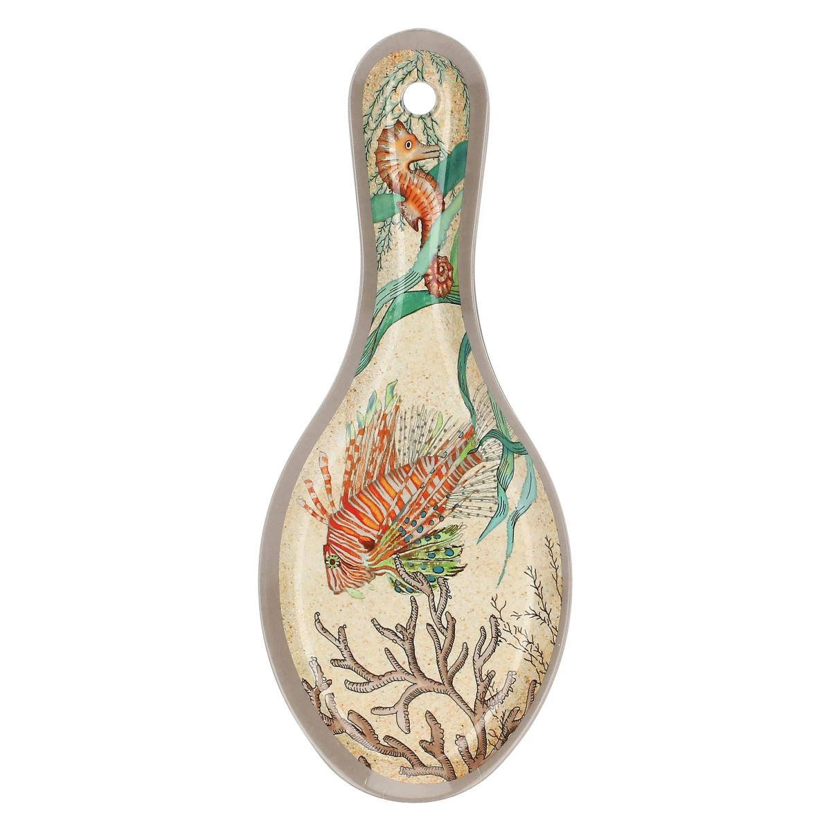 LÖFFELABLAGE 24,5 x 10 cm Sea Life - Multicolor, Kunststoff (10/5/24.5cm)