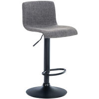 BARHOCKER Hover 84-104x39x36 cm hellgrau - Hellgrau, Textil (39/84/36cm) - furnicato