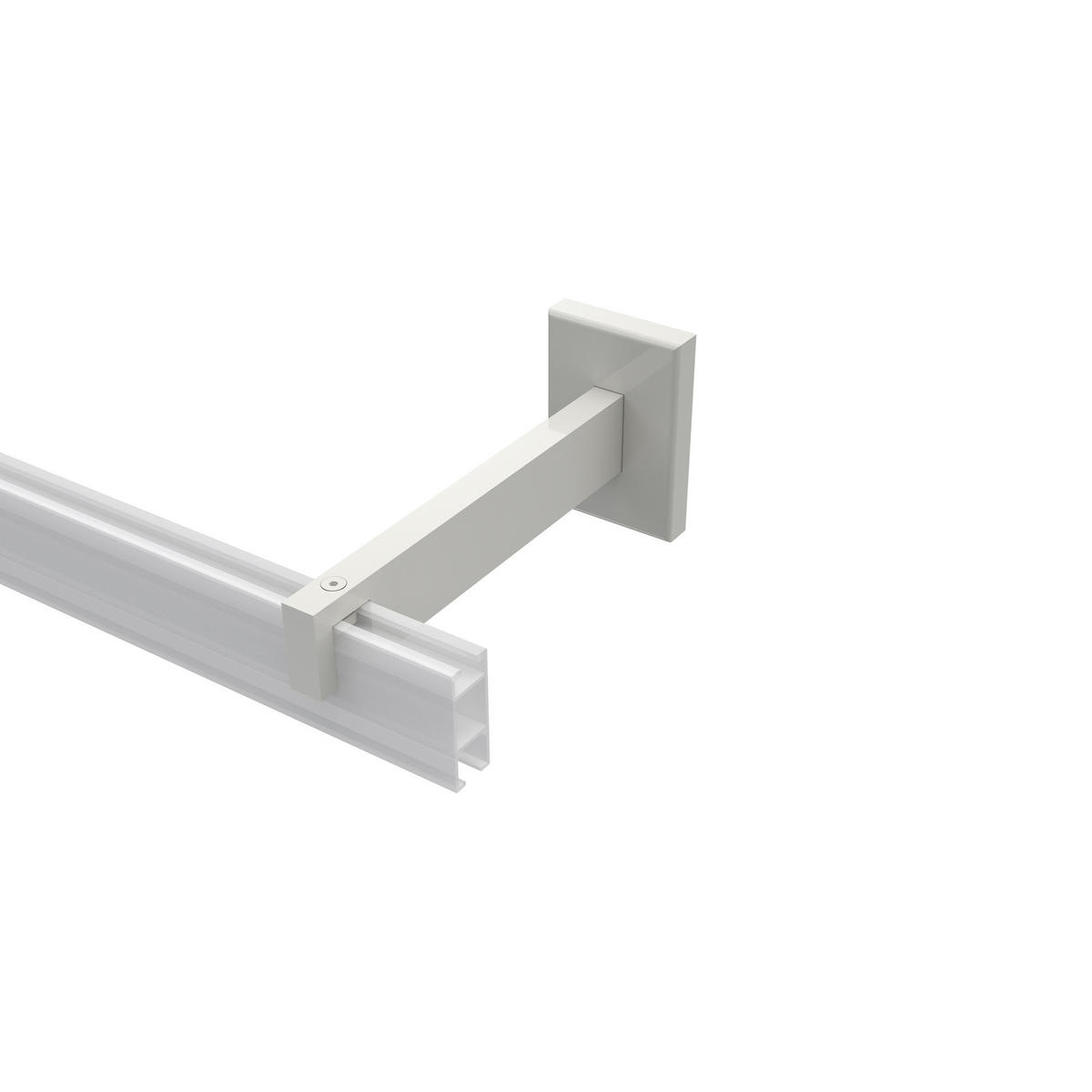 TRÄGER FÜR GARDINENSTANGEN INNENLAUF 14x35 mm, Smartline 1-läufig lang, Weiß - Weiß, Metall (14.5/6.5/4.5cm) - INTERDECO