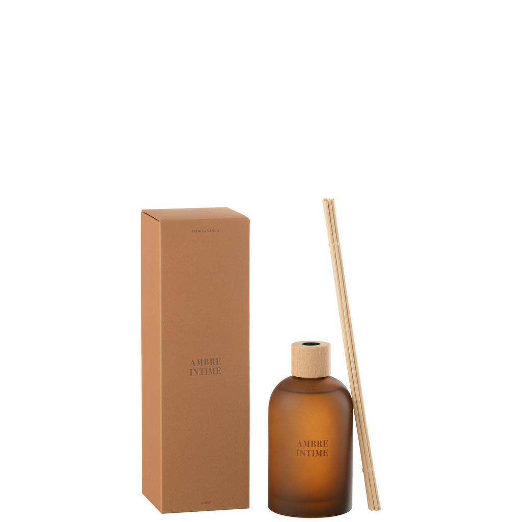 Thumbnail - J-Line Duftspender, Cognac, Paraffin, 7.5x27.5x7.5 cm, Dekoration, Raumdüfte