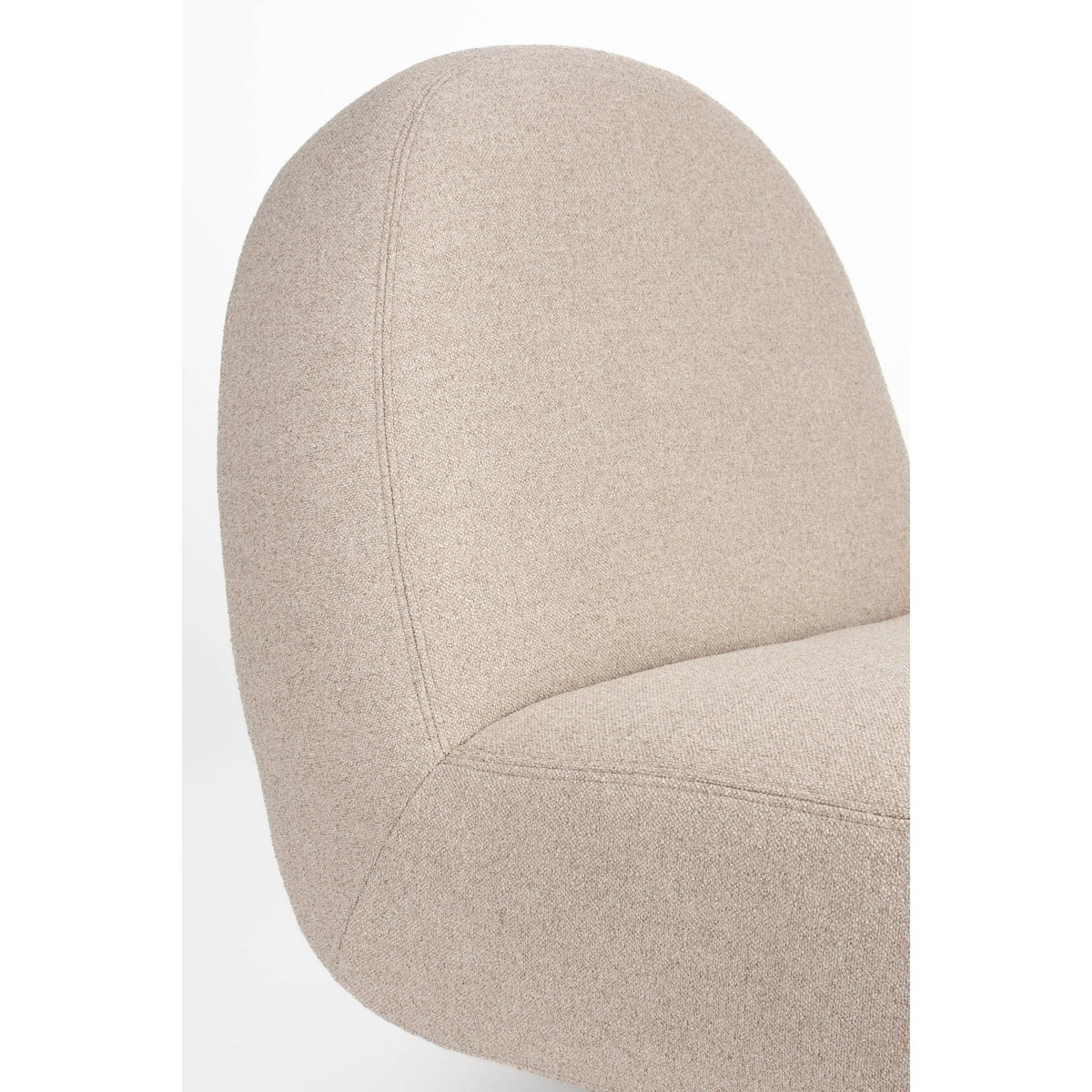 SESSEL Eden Cappuccino/ Taupe - Beige/Creme, Kunststoff (78/85/96cm) - Zuiver