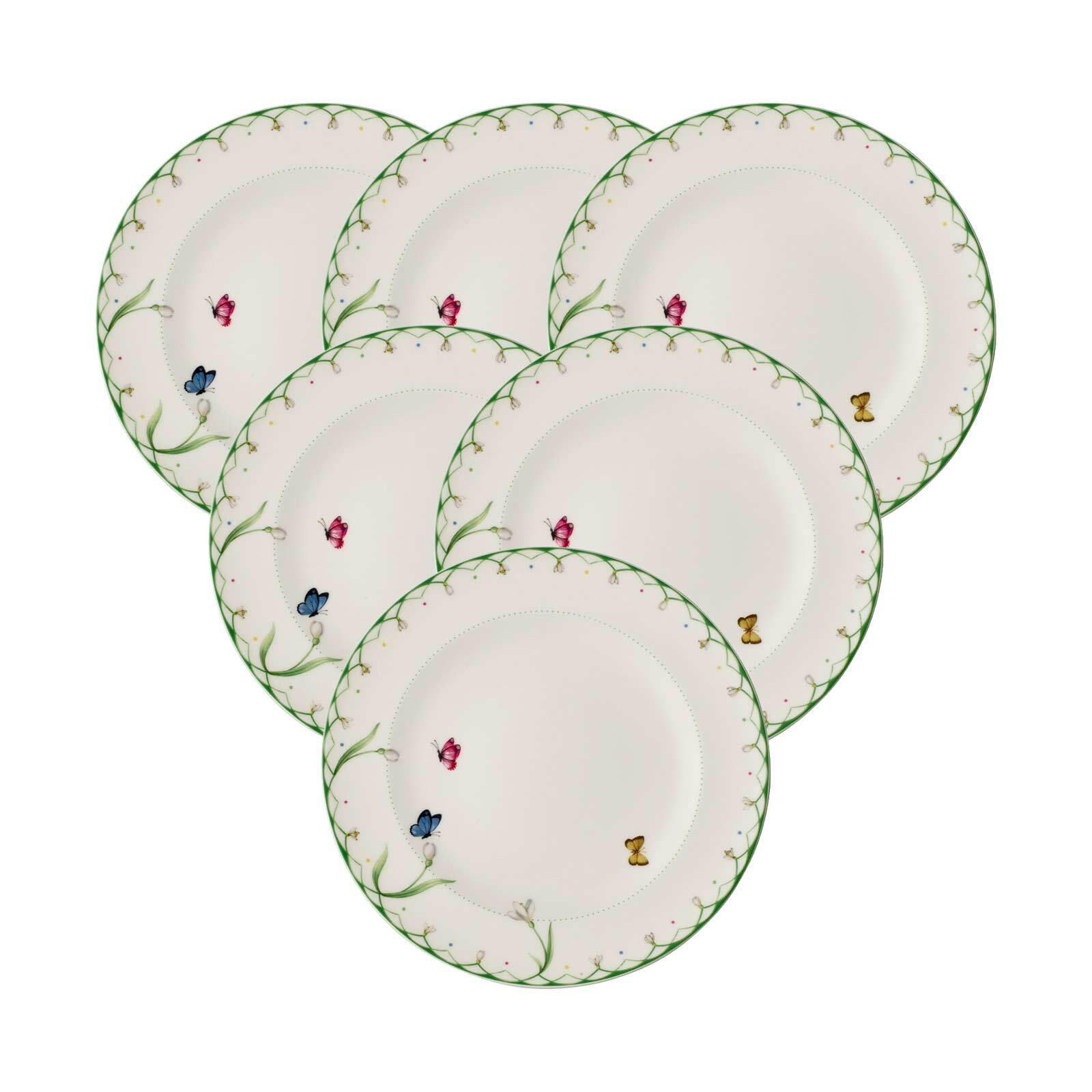SPEISETELLER Colourful Spring bunt ø 27 cm 6er Set - Multicolor, Keramik (27cm) - Villeroy & Boch