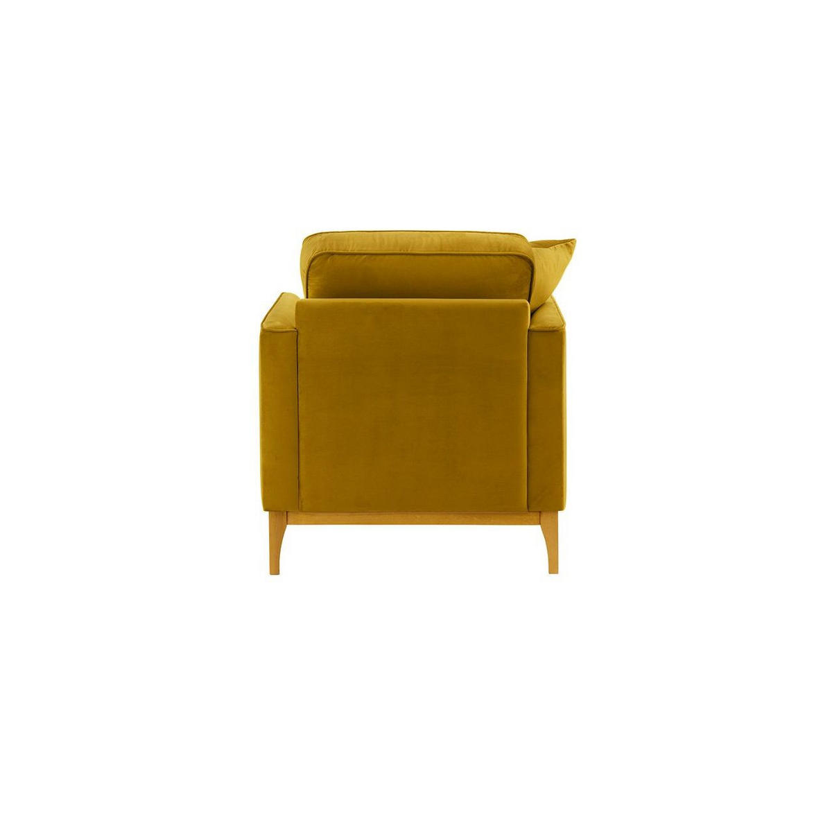 SESSEL Linara-Velluto 8 - Gelb, Holz/Textil (81/91/95cm)