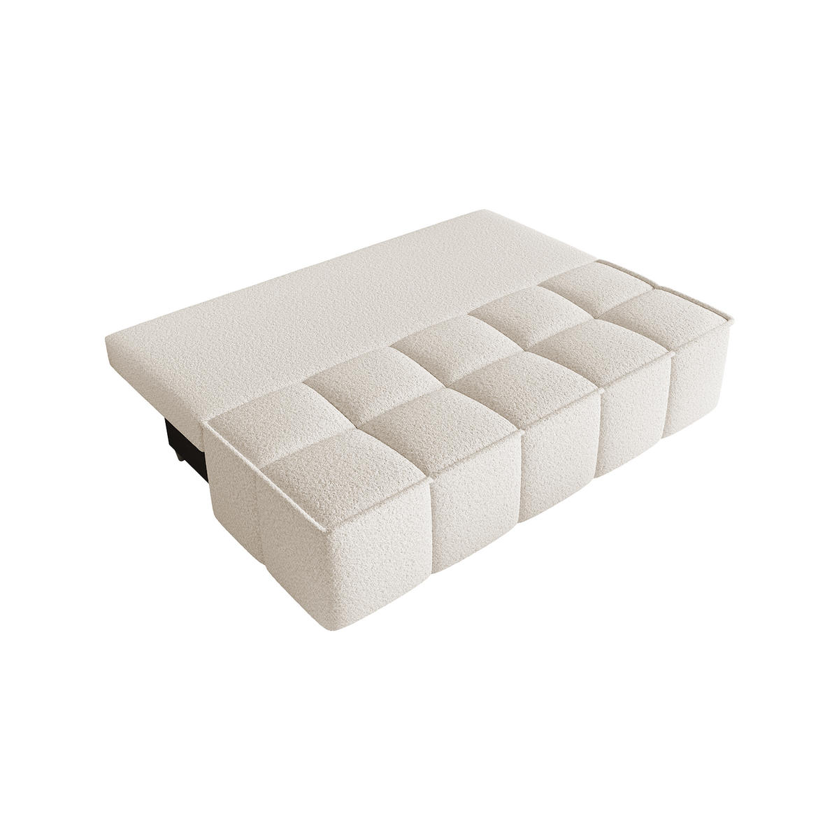 SOFA Miia mit Schlaffunktion, Ecru - Ecru, Textil (196/90/85cm) - Fedve