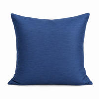 KISSENBEZUG Canada 40/40 cm meliert Blau - Blau, Textil (40/40cm) - TiborTex