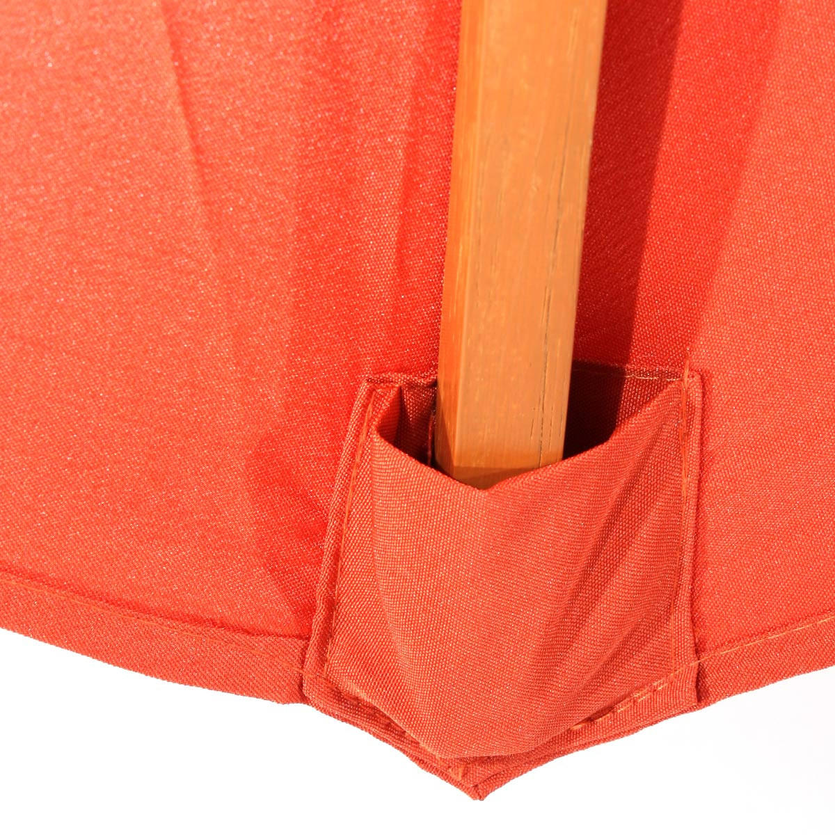 SONNENSCHIRM RUND NEIGBAR Orange - Orange, Holz (300/300cm) - MCW