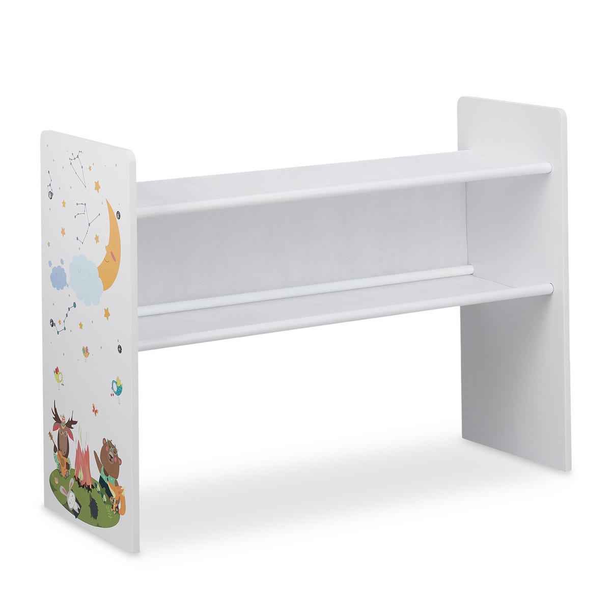 KINDERREGAL - Multicolor, Holzwerkstoff/Kunststoff (82.5/66/29.5cm) - Relaxdays