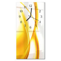 WANDUHR 30x60 cm - Rose - Orange, Glas (30/60/0.4cm) - TULUP