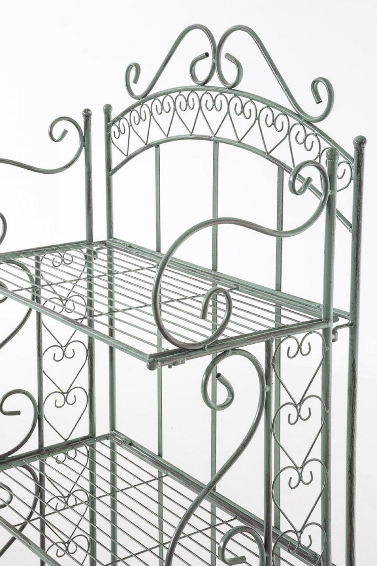 STANDREGAL Metall Antik-Grün - Grün, Metall (61/153/33cm) - CLP