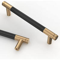MÖBELGRIFF Schwarz Gold 10er-Set 128 mm - Goldfarben, Metall (1.2/3/15.8cm)
