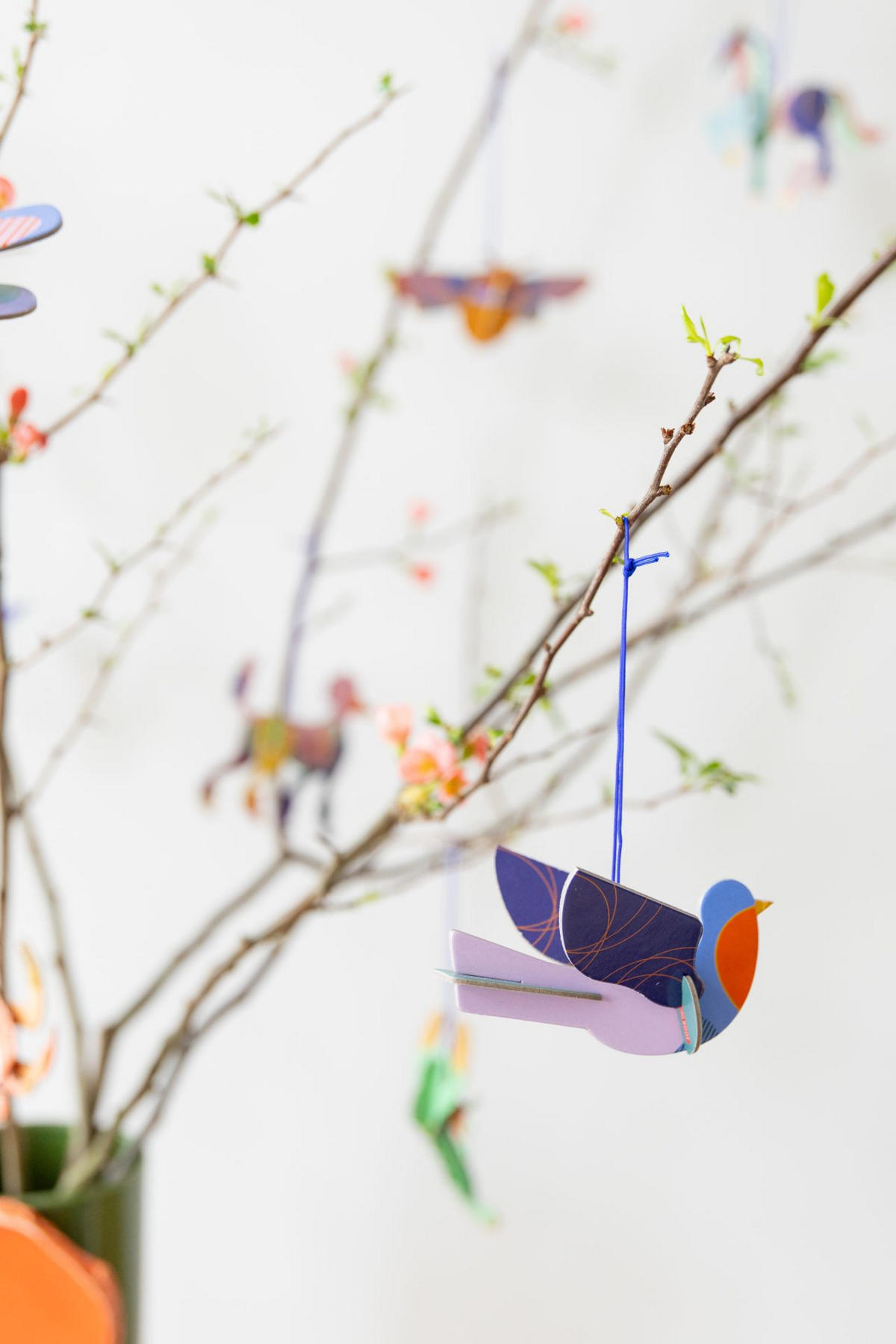 WANDOBJEKT Bastel-Set, 3D Taube, Studio ROOF - Multicolor, Karton (9.7/7/6.5cm) - ich-zapfe