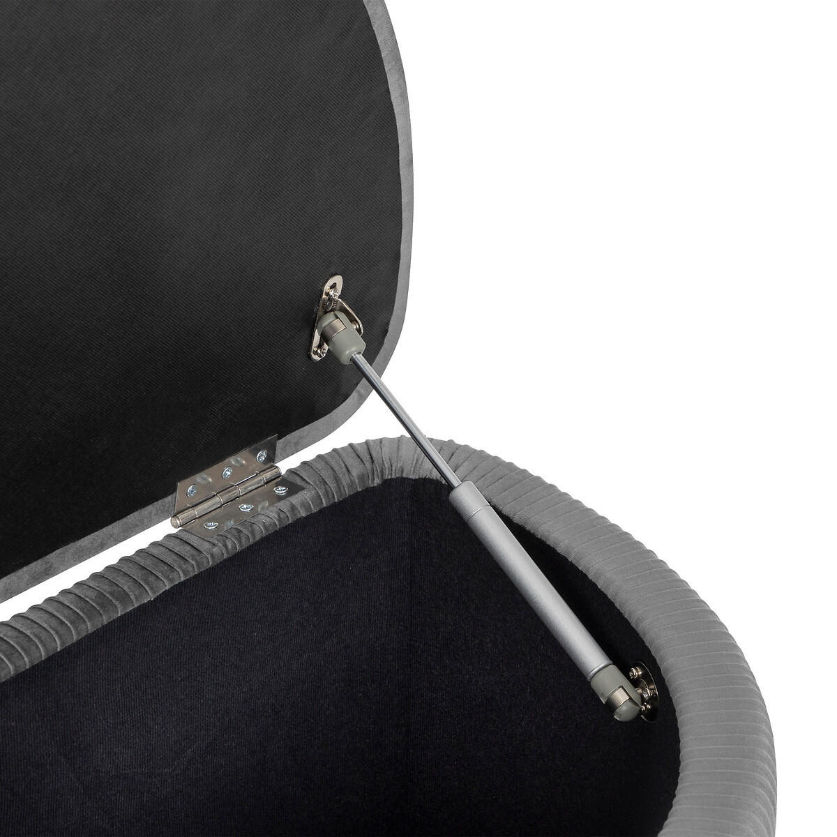 SITZBANK für den Flur mit Stauraum Solaro 100/40/53 cm - Grau, Holzwerkstoff (40/53/100cm) - Atmosphera Createur d´interieur