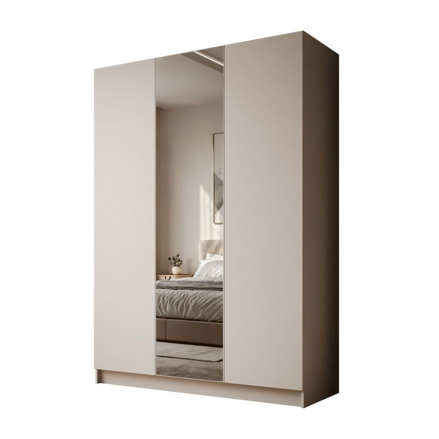 KLEIDERSCHRANK AUREL KASCHMIR 3D - Kaschmir, Holzwerkstoff (150/210/55cm) - Lookway