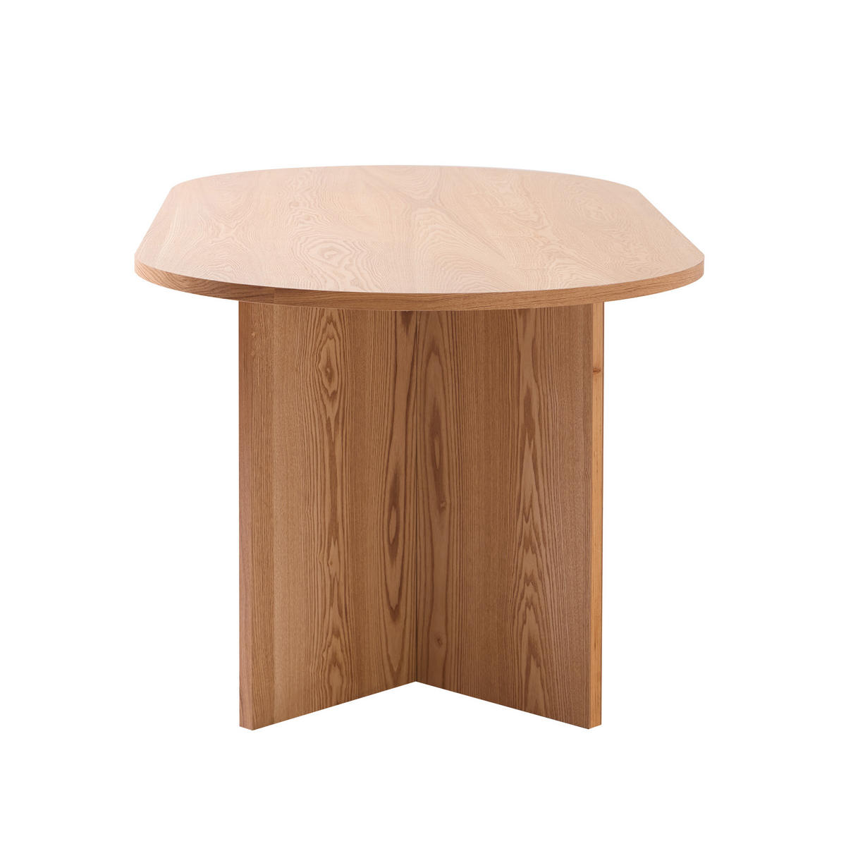 ESSTISCH Oval Braun 120 x 75 x 75 (cm) - Braun, Holz (90/180/74cm) - Nordlys