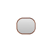 SPIEGEL Jade Braun aus Palisander - Braun, Holz (70/80/3cm) - Tikamoon