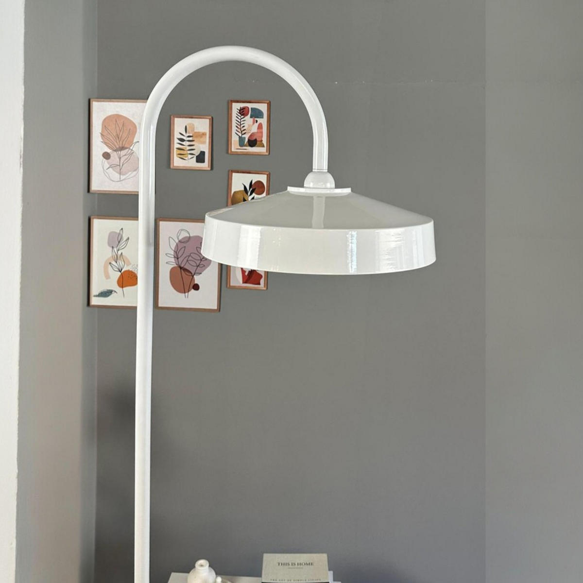 STEHLAMPE Cirva 170 Cm - Weiß, Metall (30/30/170cm) - Bamyum
