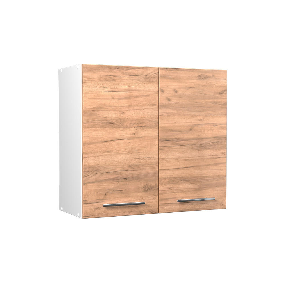 HÄNGESCHRANK Fame-Line, Goldkraft Eiche/Weiß, 80 cm - Honigeiche/Weiß, Holzwerkstoff (80/72/34.1cm) - Vicco