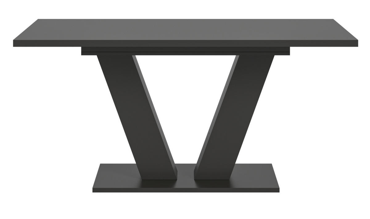 ESSTISCH grau 150 - 190 cm, Küchentisch ausziehbar - Grau, Holz/Holzwerkstoff (150/90/76cm) - Inn.Furn