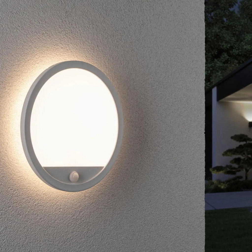 Thumbnail - Paulmann Aussenleuchte, Weiß, Kunststoff, Rund, LED integriert, 14x4.7x14 cm, Lampen & Leuchten, Außenbeleuchtung, Außen...