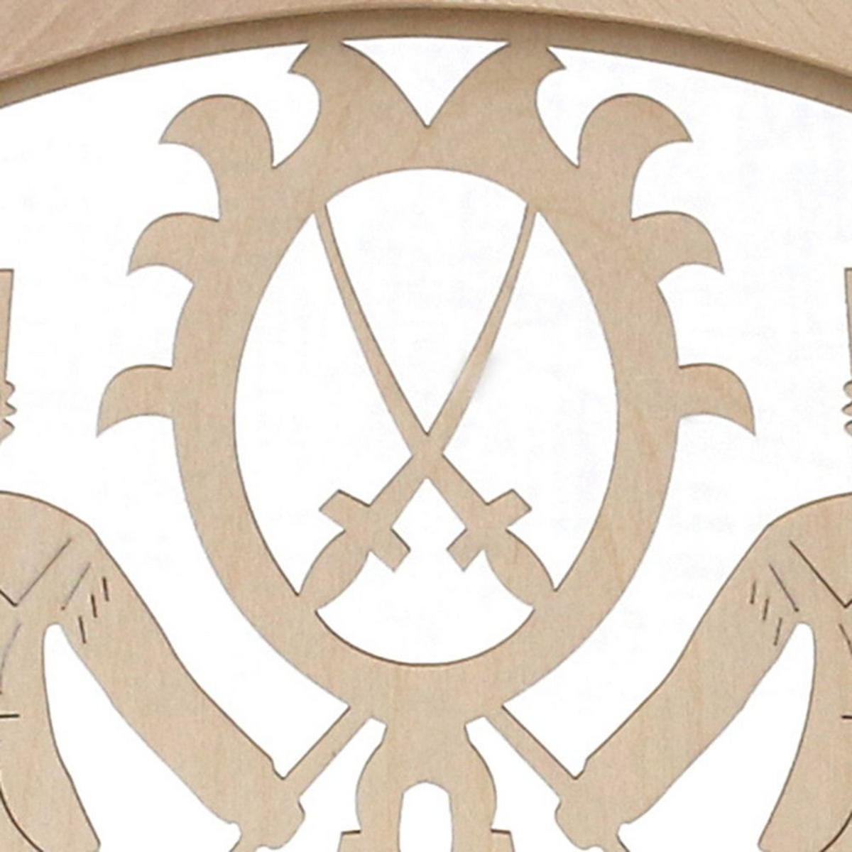 SCHWIBBOGEN Bergleute 7-flammig - Multicolor, Holz (0.1/1/0.1cm) - Dekoteam24