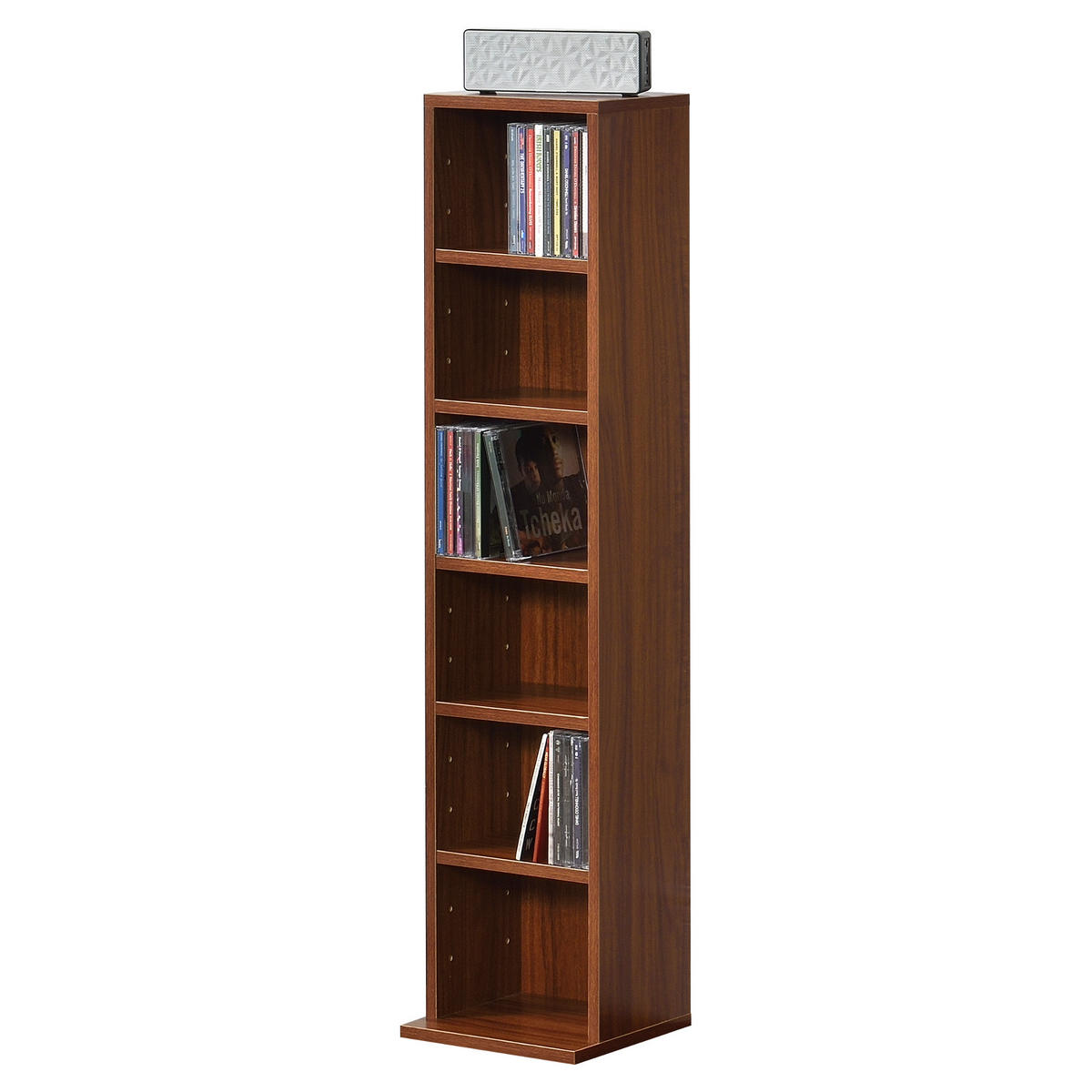 CD-REGAL Tynset - Walnussfarben, Holzwerkstoff (20/90/20cm) - [en.casa]
