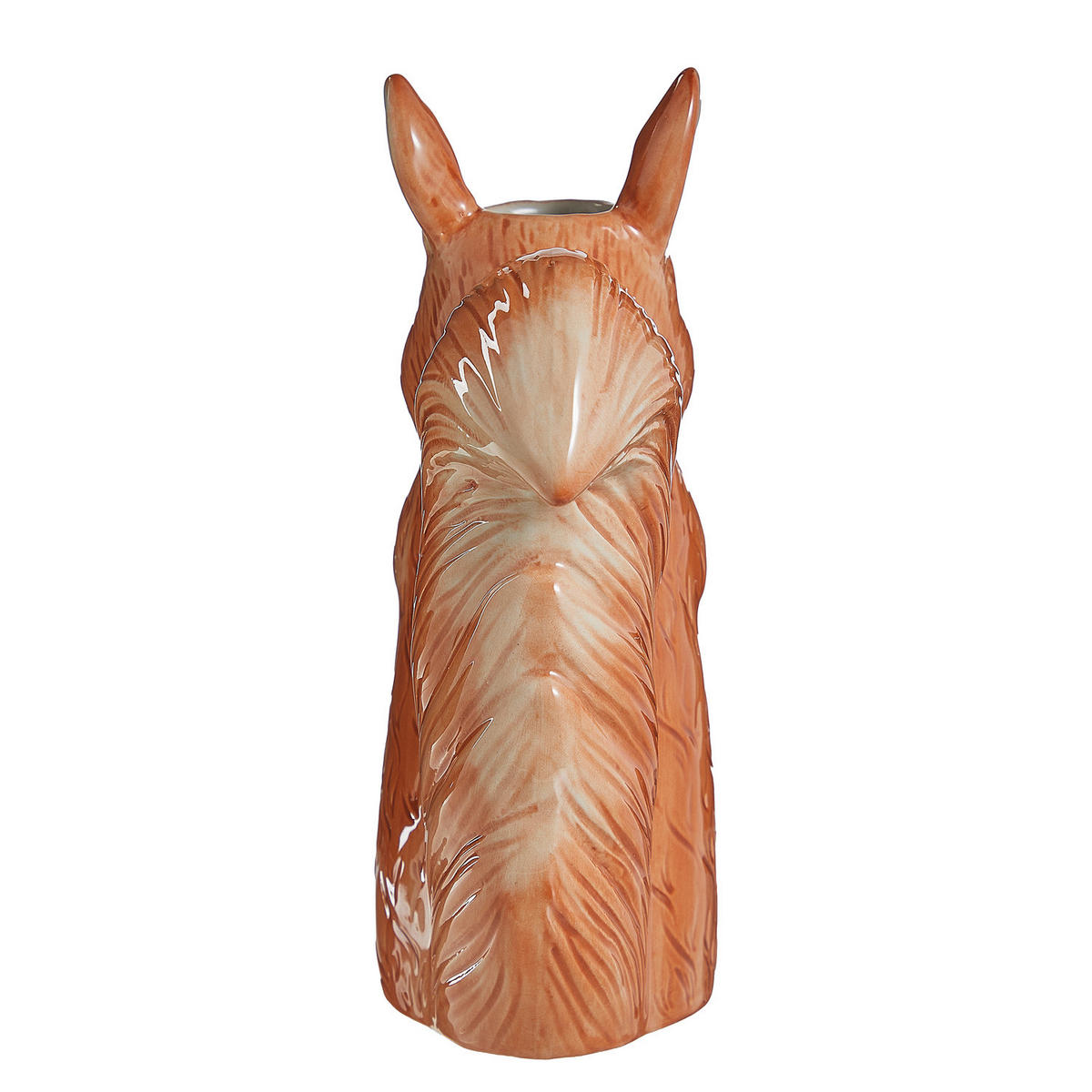 VASE Hazel Eichhörnchen - Braun, Keramik (18cm) - Butlers
