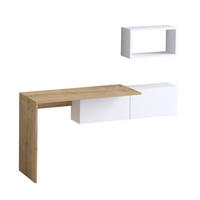 SCHREIBTISCH tiff weiss - Weiß, Holzwerkstoff (145/45/74cm) - Habitat Garten