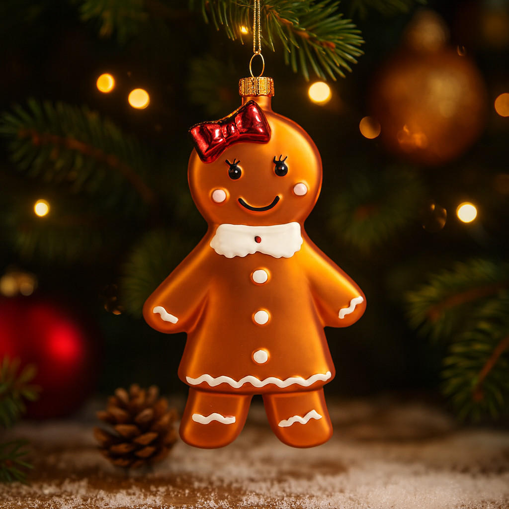 GLASKUGEL Kuka, Braun, 17 x 3 x 10 cm, Dekorative Weihnachtsdeko - Braun, Glas (3/17/10cm) - home&you