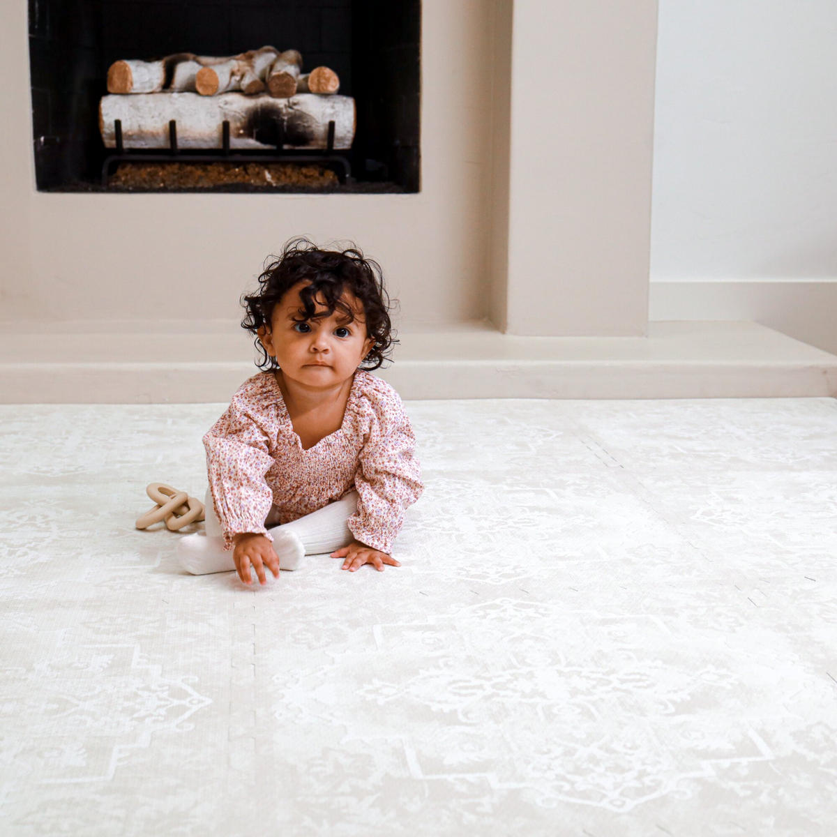 SPIELMATTE Parisa Millet creme 120x180 - Creme, Kunststoff (120/180cm)