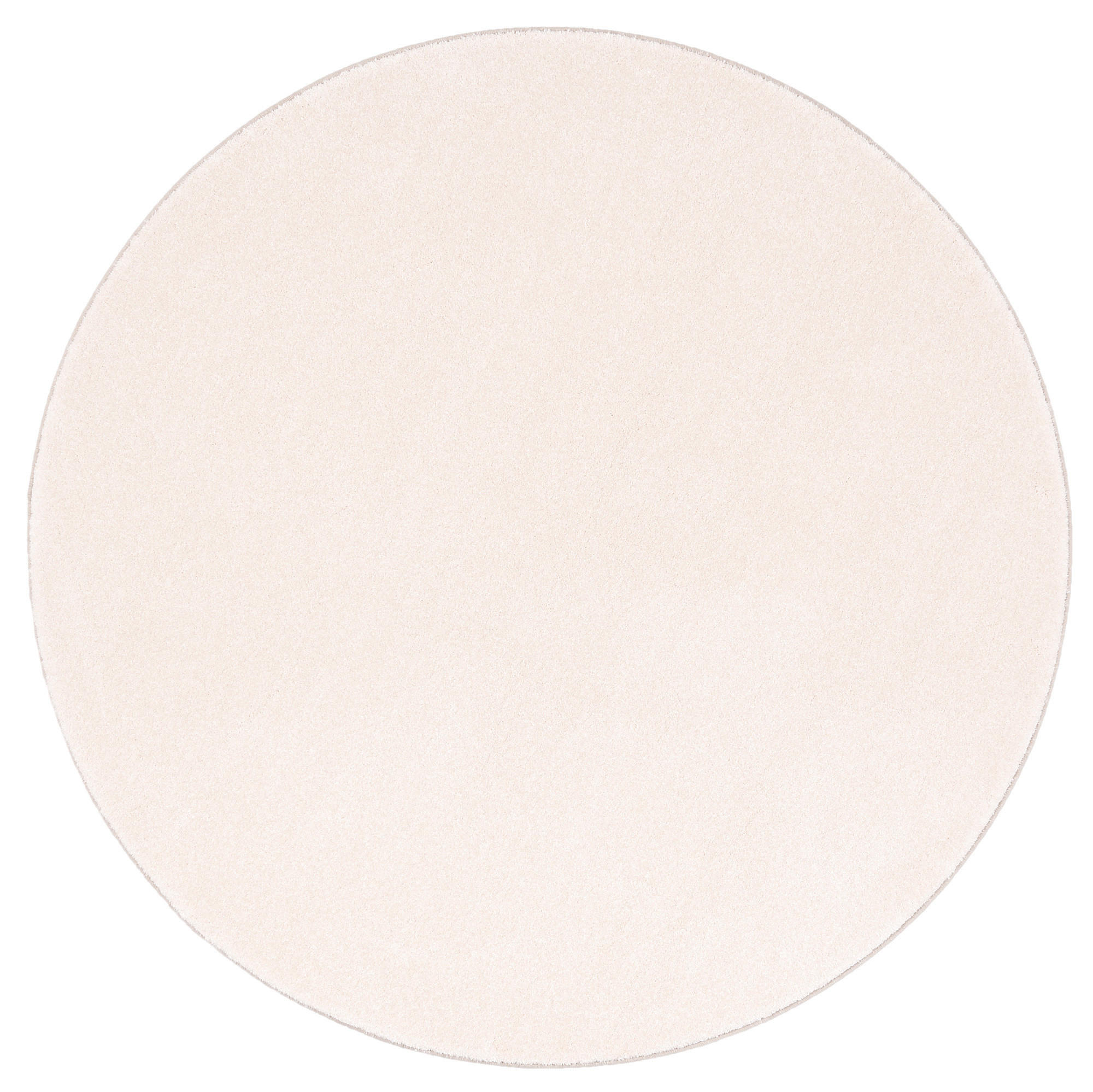 HOCHFLOR LUXUS VELOURS TEPPICH TOUCH RUND - Beige, Textil (200/200cm) - Snapstyle