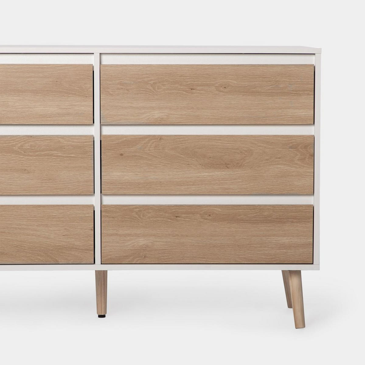 SCHUBLADENKOMMODE DOPPELTE Kemi Zweifarbig 120 cm x 76 cm - Multicolor, Holzwerkstoff (120/76/40cm)