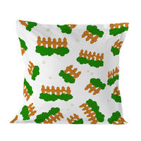 KISSENBEZUG piggys 80x80 cm mehrfarbig - Multicolor, Textil (80/80cm) - Happy Friday