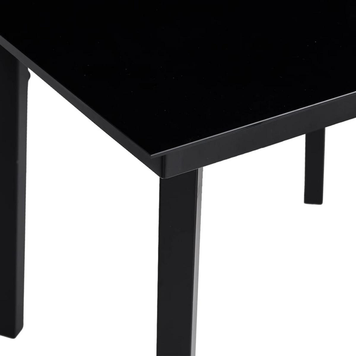 GARTENTISCH Tischarn 80/74/80 cm - Schwarz, Naturmaterialien (80/80/74cm) - ZMH