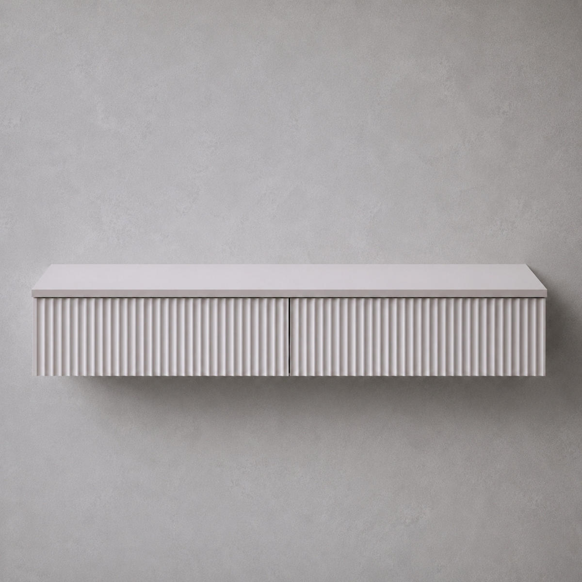 KONSOLE mit 2 Schubladen Beige 100/38/17 cm - Beige, Holzwerkstoff (100/38/17cm) - SCENA LIVING