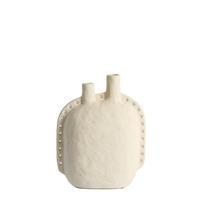 VASE Varazza - Braun - 22.5/10/28.5 cm - Braun, Keramik (28.5cm) - Light & Living