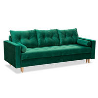 SOFA Butelgrün BANDI Gepolstert - Grün, Textil (229/90/90cm) - Sepro Meble