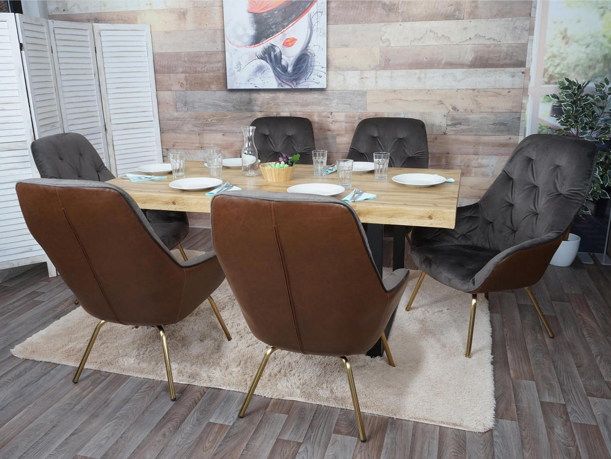 ESSZIMMERSTUHL Braun - Braun, Textil (68/98/79cm) - MCW