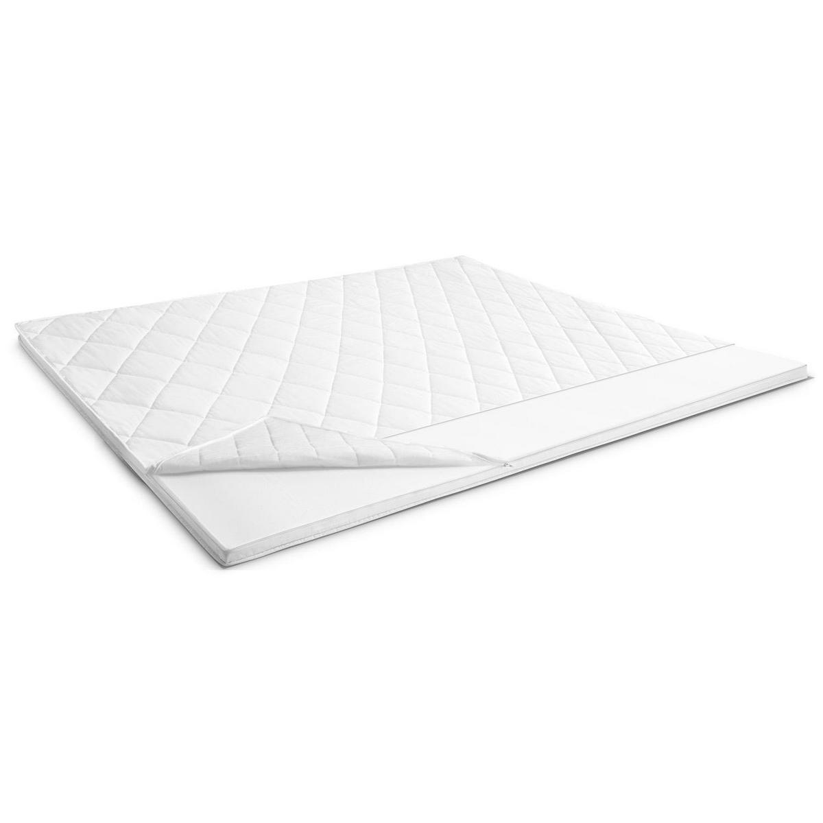TOPPER T6 120x200 cm - Weiß, Textil (120/200cm) - Matratzen Discount