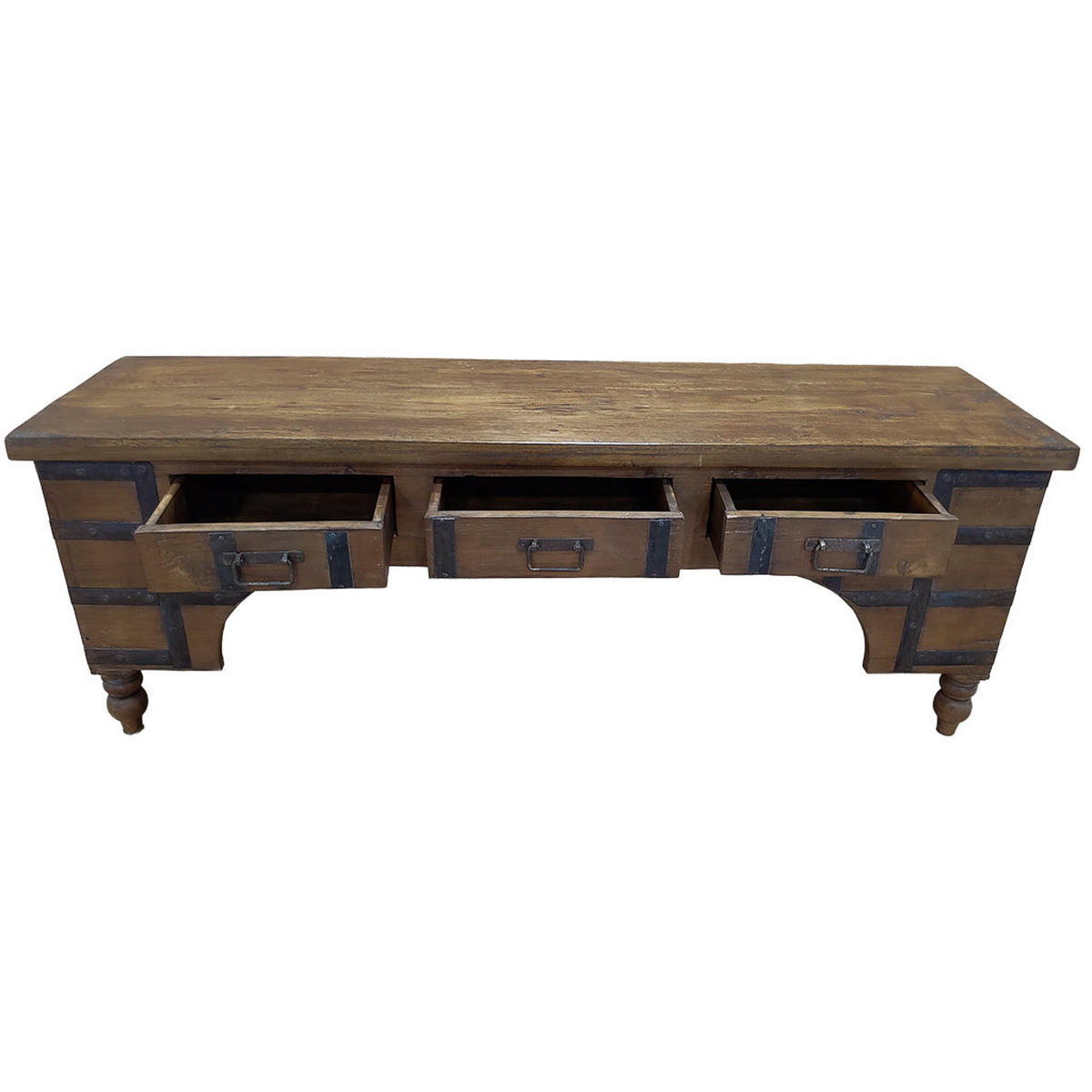 TV-LOWBOARD aus Holz, 175x45x57cm - Braun, Holz (175/57/45cm) - Wanderlust